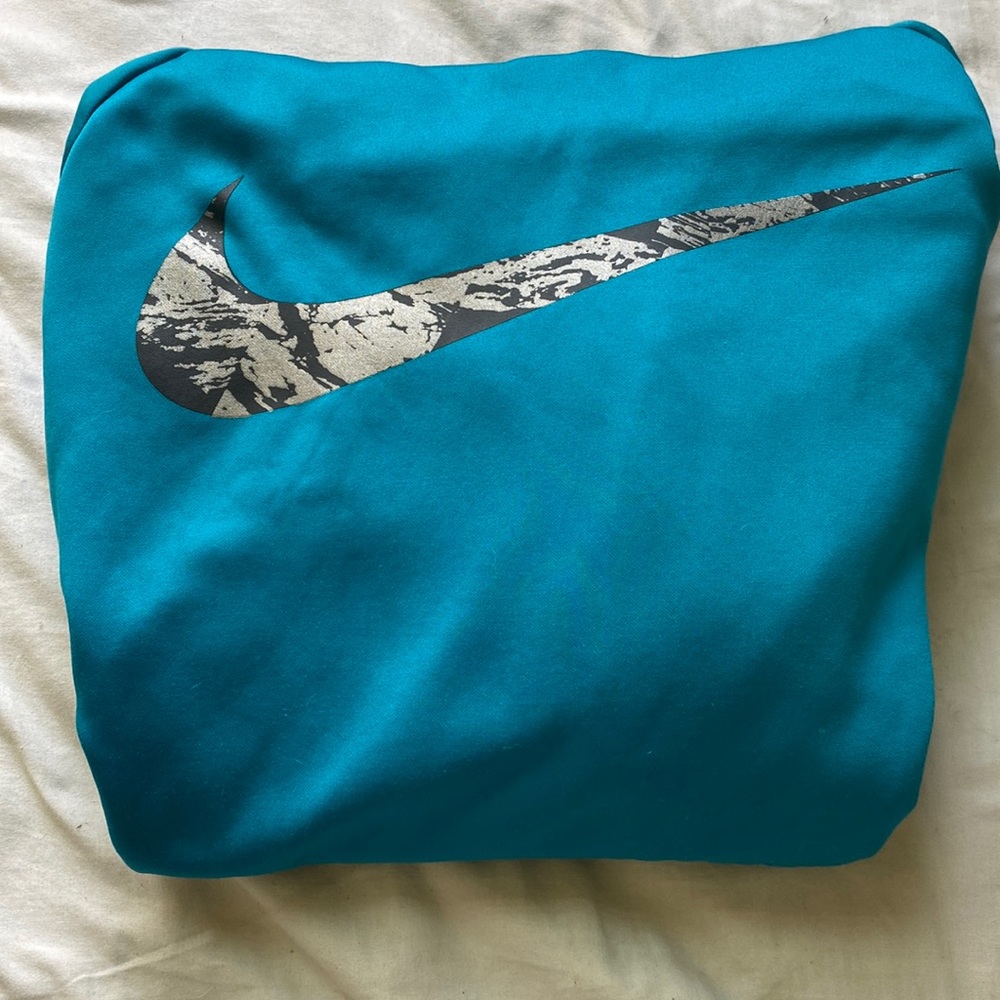 Teal nike hoodie